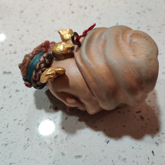 Vintage Savelli ROMA Ceramic  Cherub Angels Ornament Teddy Bear And Secret HTF - Picture 5 of 11